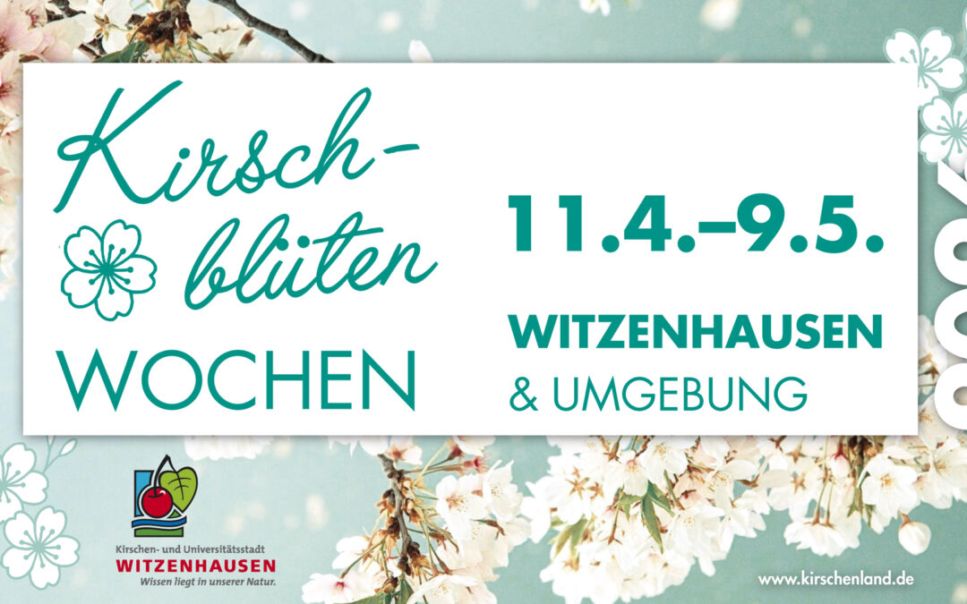 Wenn Witzenhausen blüht – Kirschblütenwochen 2026