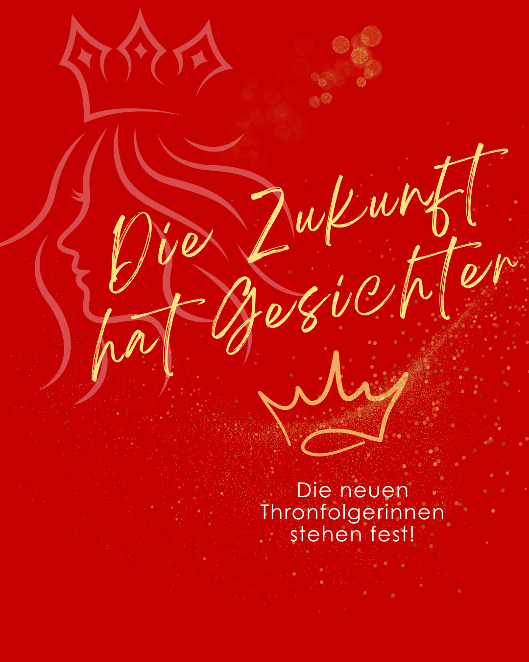 Die Thronfolgerinnen stehenfest (1)